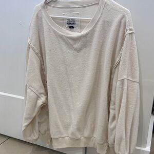 American Eagle Outfitters Cream Sweater